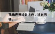 电子竞技下载app-孙杨世界排名上升，状态回暖。